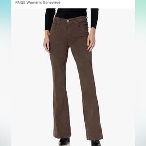 PAIGE Genevieve brown flares